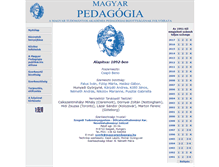 Tablet Screenshot of magyarpedagogia.hu